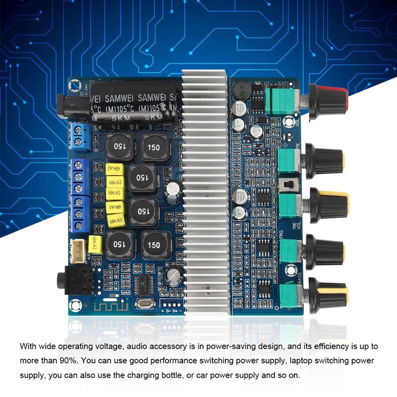 2.1 Subwoofer Board High Power Digital Amplifier Module Fever Finished