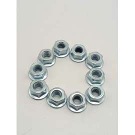 10pcs Chain Saw Bar Nuts for Craftsman, Husqvarna, Poulan Pro, Poulan 531300382 530015917 503220001