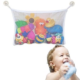 Dinghaole Children's Bathroom Mesh Bag Bath Toy Bag Water Play Toy Storage Bag Bathtub Hanging Bag