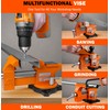 AV Steel 4-1/2" Bench Vise with 240° Flexible Swivel Locking