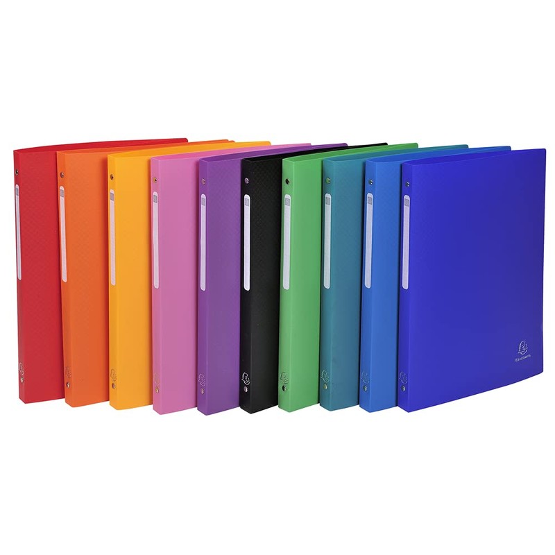 Exacompta 51299E Ring Binder Polypropylene 500 A4 4 Rings Spine