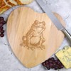 'Sitting Toad' Wooden Heart Shaped Chopping/Cutting Board (WB00078966)