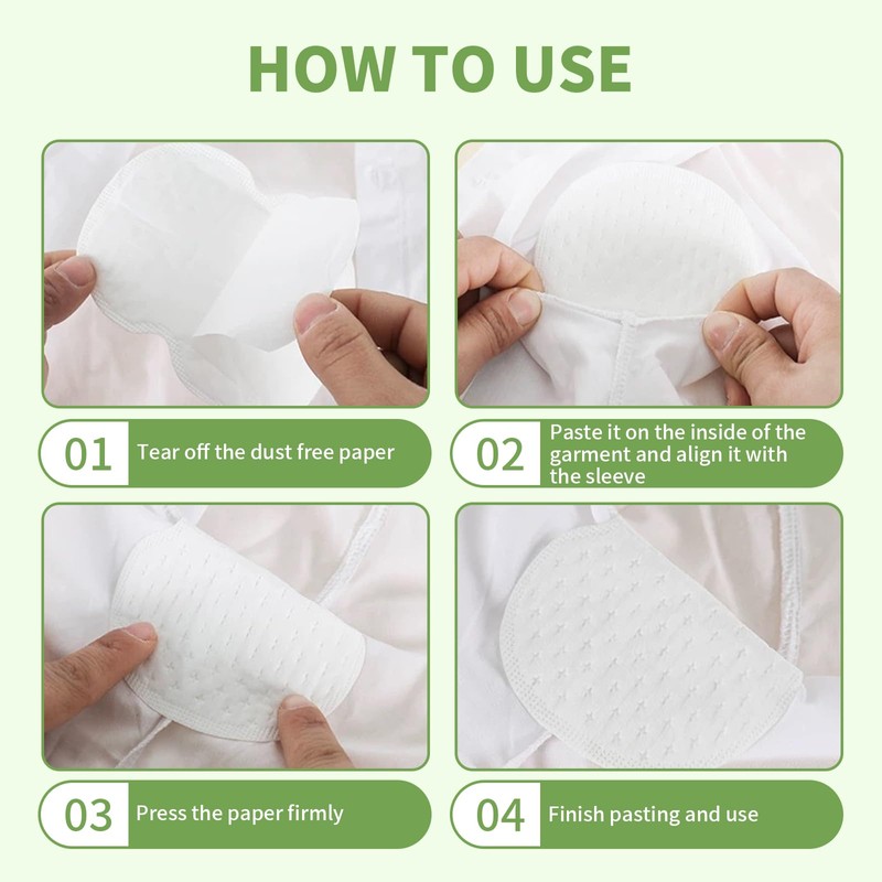 Katyjun Pack of 80 Women's Underarm Pads, Sweat Pads, Underarm