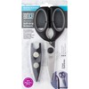 Kitchen Scissors with Magnetic Sheath - Black, Dishwasher Safe Cooking