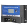 Solar Charge Controller LCD Display Dual Usb Interface Durable Solar