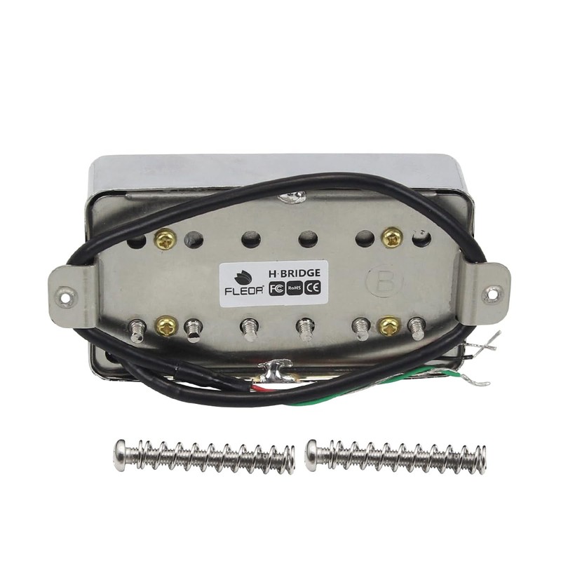 FLEOR Alnico 5 Gitarre Humbucker Pickup 4-Drähte 14-15K Bridge Pickup
