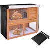 Rabbit Hutch Cover UCARE 4ft Double Rabbit Cage Dust Cover