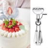 Hand Crank, Stainless Steel Manual Beaters, Rotary Egg Beater, Double