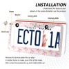 Coikll Pink Bow License Plate 2 Holes Frame Rustproof Aluminium