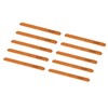 10pcs Nail File Professional Wood Core Reusable Double Sides Washable