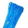 HORZEFIX Cable Ties Pack of 100 Blue Long Stable UV