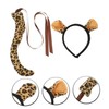 BESPORTBLE Leopard Costume Set Durable Leopard Ear Hairband with Tail