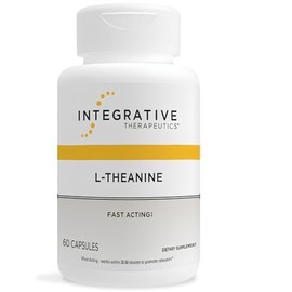 Integrative Therapeutics L-Theanine - Amino Acid Supplement for Stress & Relaxation Support* - Vegan, Gluten-Free & Dairy-Free - Third-Party Tested - 