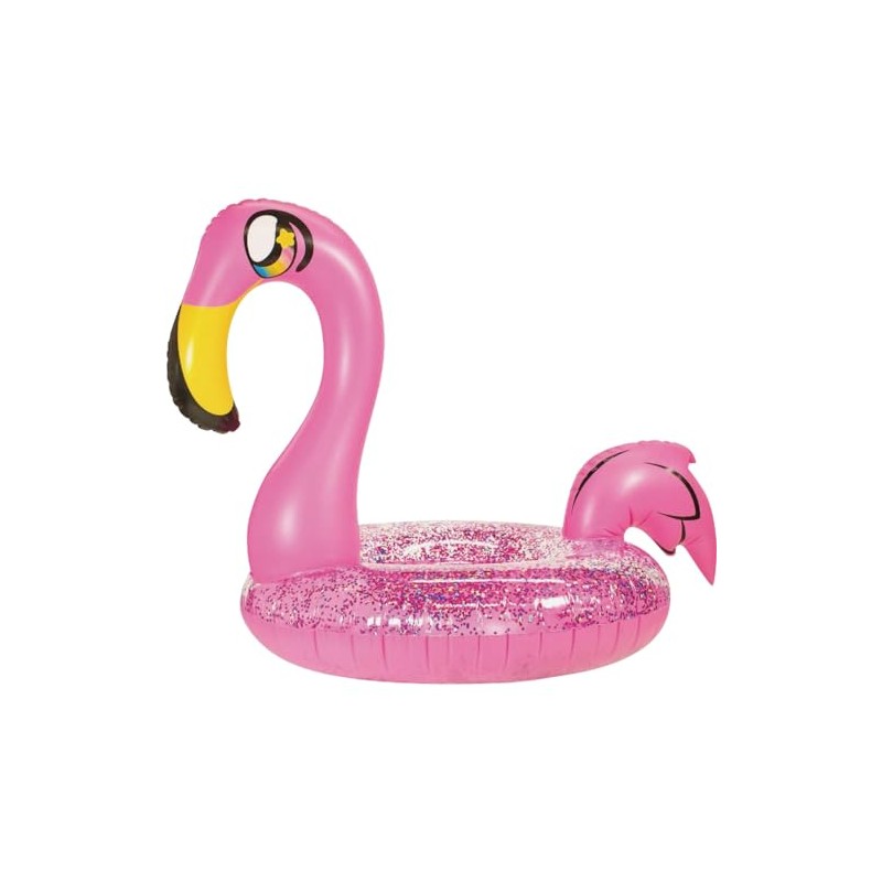 PoolCandy Ride-On 36 in. Flamingo Inflatable Pool Tube - 1
