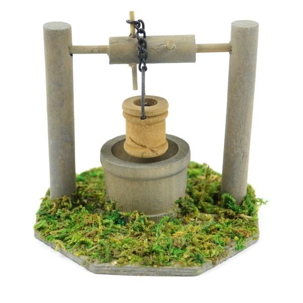 Touch of Nature Mini Fairy Garden Wishing Well, 3.5 by 3-Inch
