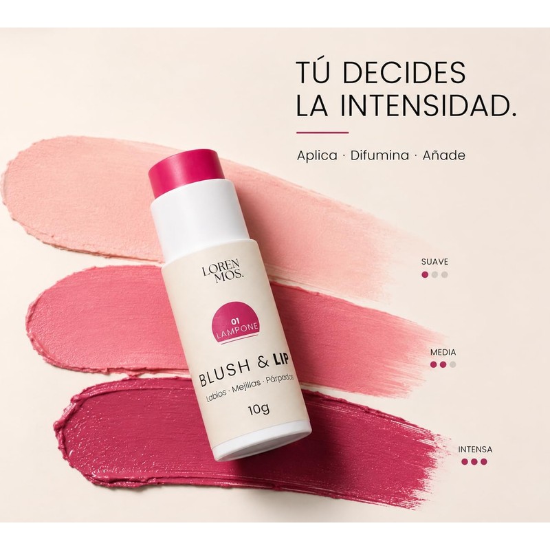 Blush & Lip LAMPONE 3 en 1 en Stick para