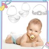 6PCS Dummy Case Pacifier Storage Box Pacifier Case Transparent Pacifier