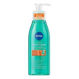 Nivea Derma Skin Clear Gel Limpiador Anti Imperfecciones 150 Piel Grasa Día Noche