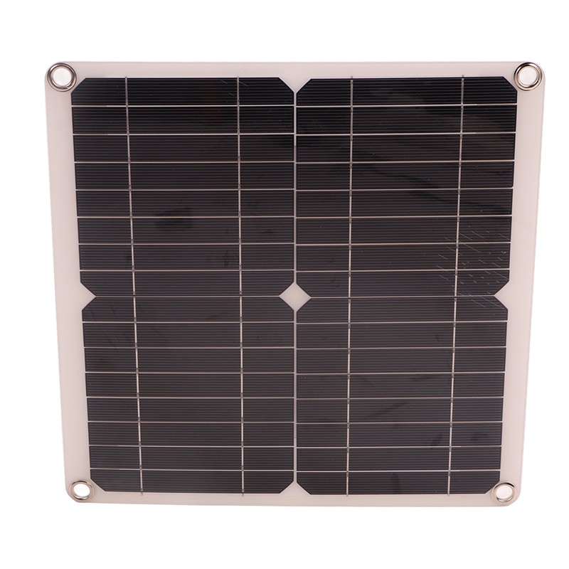 18V 12W Solar Exhaust Fan Kit Waterproof DC Brushless Round