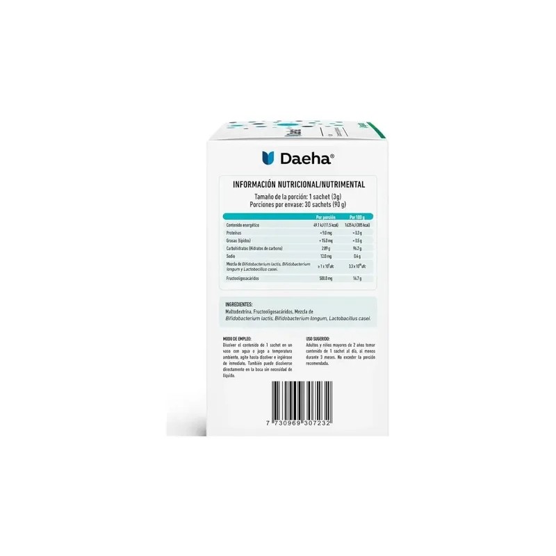 Daeha Suplemento Alimenticio 30 Sachets Sin Sabor