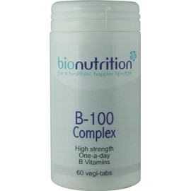 Bio Nutrition B-100 Complex : One-A-Day : Men's Health Vitamins : 60 vegi-tabs