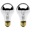 GoodBulb 60 Watt Incandescent Half Chrome Bulb A19 Shape, E26