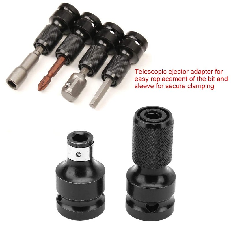 Ejoyous Impact Wrench Adapter 1/2 to 1/4 Bit Holder, Socket