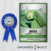 Gardeners Basics, Okra Seeds for Planting - Clemson Spinless Heirloom,