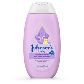 JOHNSON'S Crema Corporal Para Bebé Antes de Dormir 200 ml