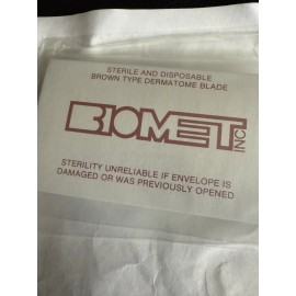 Biomet Brown Dermatome Blade Biomet For Zimmer