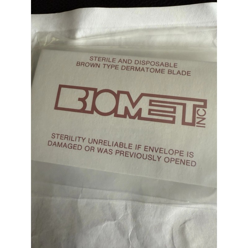 Biomet Brown Dermatome Blade Biomet For Zimmer