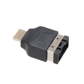 Beats Sonic HDMI Converter Adapter, HDA12 HDMI Type-E Cable to Type-A Connector when you want to use your rear monitor as is