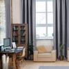 MRTREES Grey Pencil Pleat Curtains, Window Blackout Thermal Curtains for