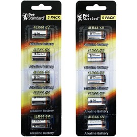 10 Pack 4LR44 / 476A / PX28A / A544 / K28A / L1325 Dog Collar 6V PetStandard Brand