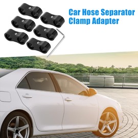 A ABSOPRO Car Hose Separator Clamp Adapter with Wrench AN6 14mm (Set of 6)