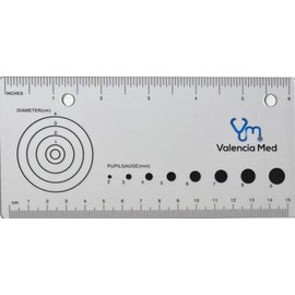 Valencia Med Medimeter Clear Medical Ruler