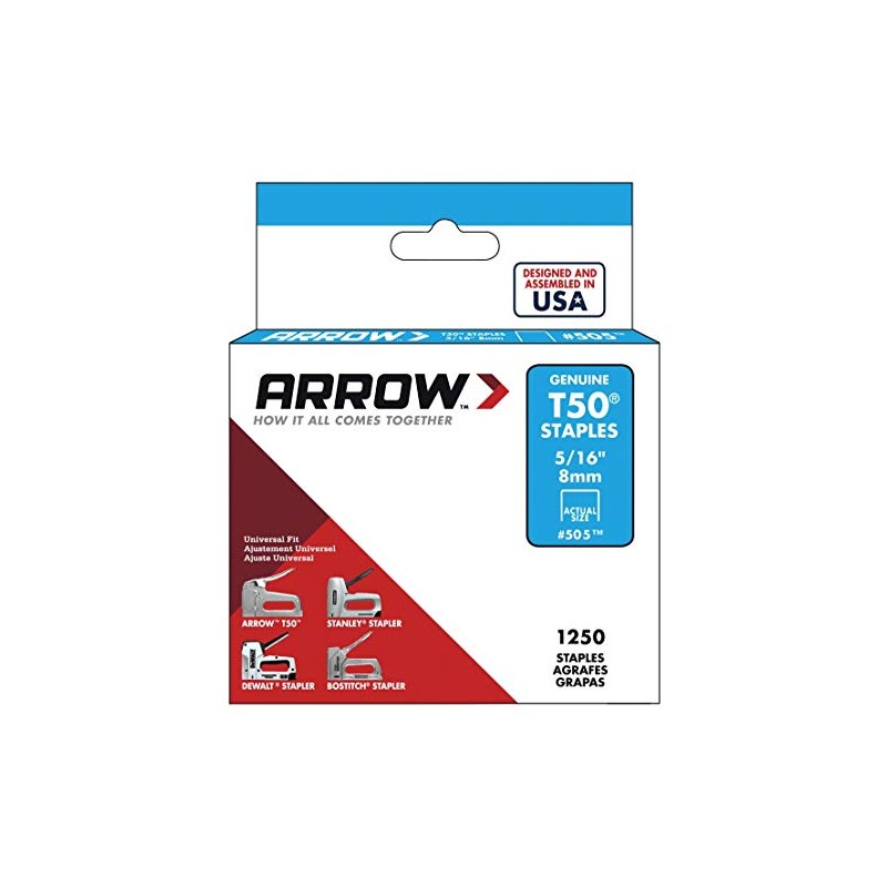 Arrow Fastener 50524 5/16" T50 Staples