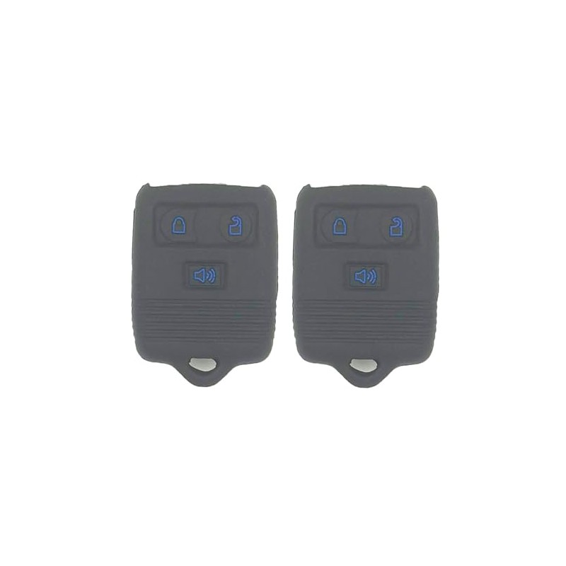 WEIBISS 2Pcs Silicone Key Fob Cover Protector Keyless Jacket Remote