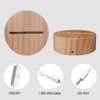 Airplane Night Light 3D Illusion Lamp,Soft Warm Colors Wood Table