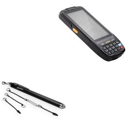 BoxWave Stylus Pen Compatible with ScanSKU Android Barcode Scanner Rugged M Series (1D) - EverTouch Capacitive Stylus, Fiber Tip Capacitive Stylus Pen - Jet Black