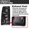 CNNELL Tail Lights Assembly Rear Lights Tail Lamp Compatible with