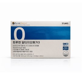 Trueen Altizomega 3 1255mg 100 capsules 1 unit / 트루엔 알티지오메가3 1255mg 100캡슐 1개