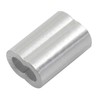 BokWin 1/8 Inch (3mm) Aluminum Cable Crimp Sleeves, 120-Pack