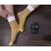 Rainbow Socks - Women's Men's - Sushi Socks Tamago Butterfish