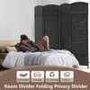 4 Panel Room Divider Folding Privacy Divider 6 Ft Indoor
