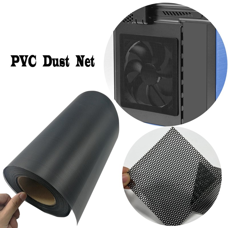 PVC Dustproof Mesh Fan Dust Filter PC Cooler Fan Dust