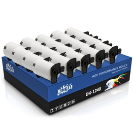 RINKLEE DK-11240 DK11240 Labels Compatible for Brother P-Touch QL-1050 QL-1050N QL-1060N QL-1100 QL-1110NWB | 102 mm x 51 mm | 20 Rolls