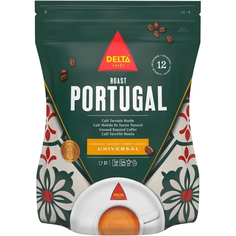 Delta Portugal Ground Roasted Coffee | 220g x 4