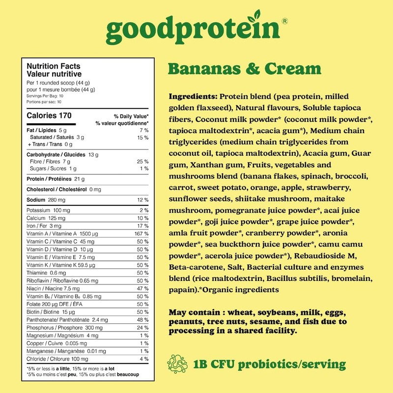 Good Protein Vegan Powder