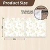 Stanoha Kitchen Curtains (2 Pcs) Over Sink for Bathroom Window